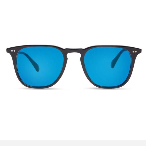 Diff Eyewear Maxwell Black/Blue Mirror Sunglasses - Picture 2 of 10